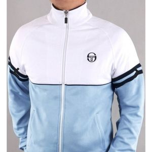 Brand new Sergio Tacchini Orion Sky Blue Jacket, Euro XL/US L  Mint Condition